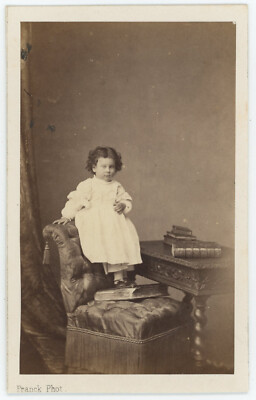 CDV um 1862. Magdeleine de Coriolis d'Espinouse von Franck in Paris. Noblesse.