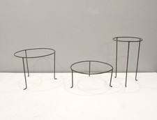 Metal Ring Stand Indoor Outdoor Stand Gourds Plants Baskets Bowls