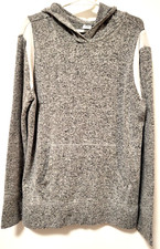 Old Navy Juniors Pullover Hoodie Light Heather Gray Size Medium