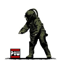 Bot stencil Pow Squad (Main EditionRare 2014 not martin whatson Not Kaws