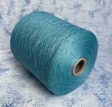 Linen lace yarn on cone, 100 Linen Blue 2600m/100g, per 100g