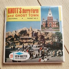 Vintage Knott's Berry Farm Ghost Town California 3 Reel Set GAF View-Master