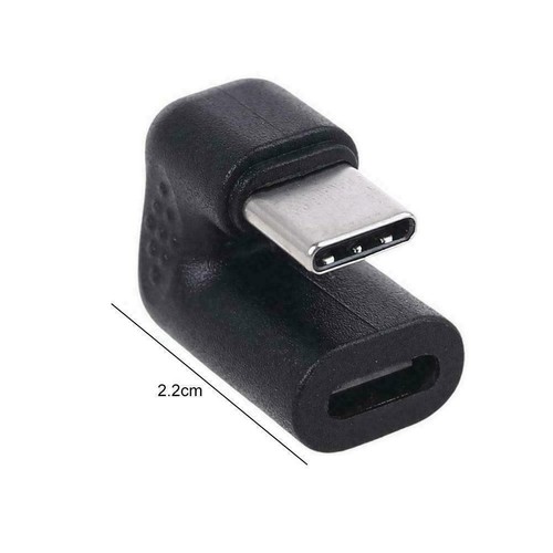 180Degree USB 3.1 Type-C Male to Female Converters For Cellphone Adapter N3J2 - Picture 11 of 11