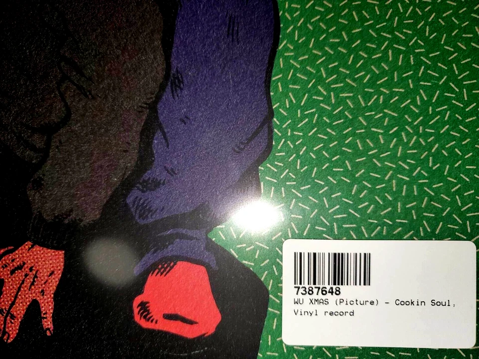 Wu Tang Clan Vinyl Xmas Cookin Soul LP- PICTURE MF Doom Xmas RARE SHIPS SAME DAY - Image 2 of 4