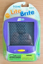 Travel Lite Brite Hasbro 2006 120 pegs included sealed