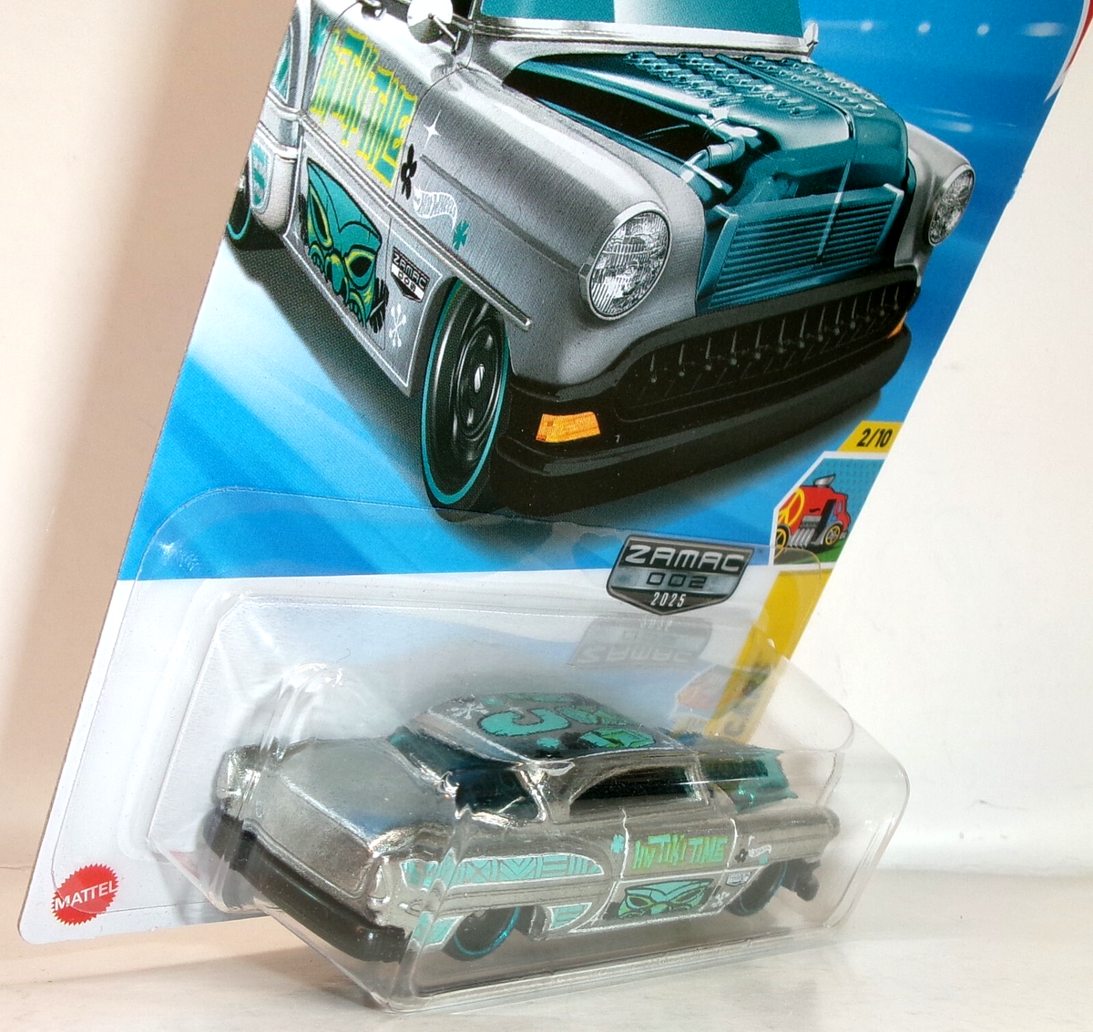2025 HOT WHEELS 1:64 HW ART CARS 2/10 ZAMAC CUSTOM '53 CHEVY #12