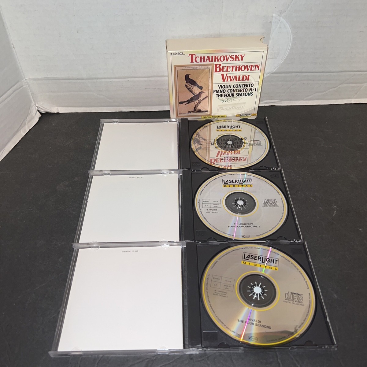 Tchaikovsky, Beethoven, Vivaldi CD Nov-1995, 3 Discs