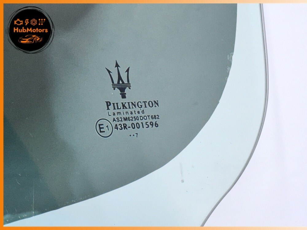 2003-2012 Maserati Quattroporte M139 Rear Door Window Glass Left LH Side OEM