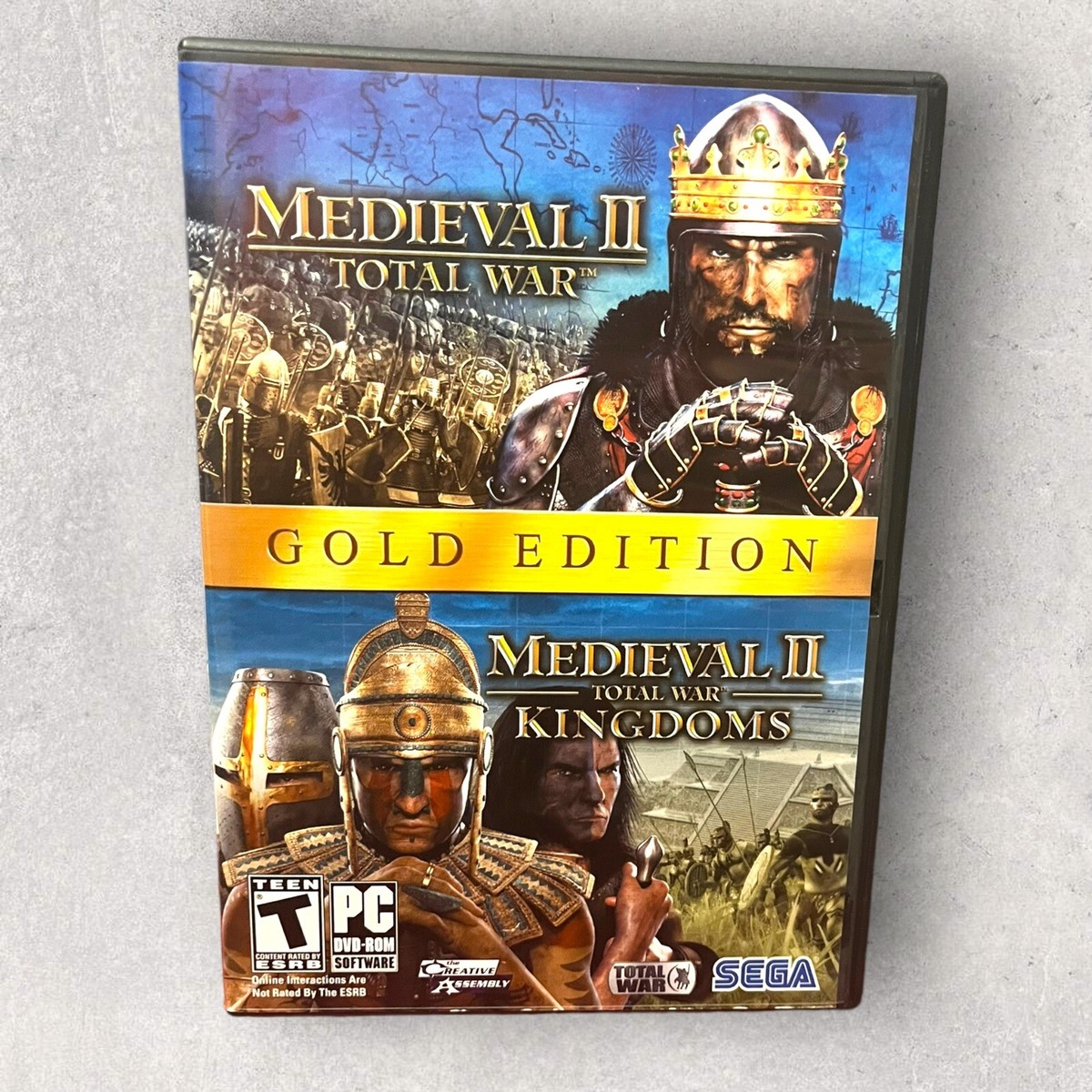 Medieval II Gold Edition Total War Total War Kingdoms PC DVD