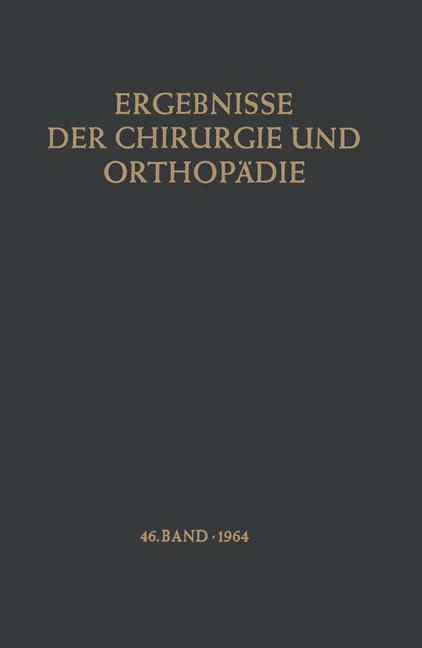 Ergebnisse Der Chirurgie Und Orthopädie | Buch | 9783642948855