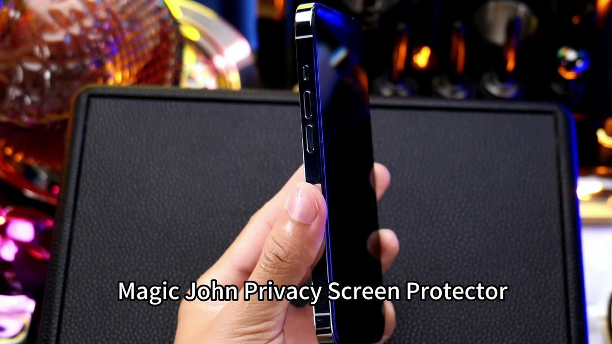 MAGIC JOHN Privacy Glass Screen Protector For iPhone 17 16 15 14 13 12  11Pro Max