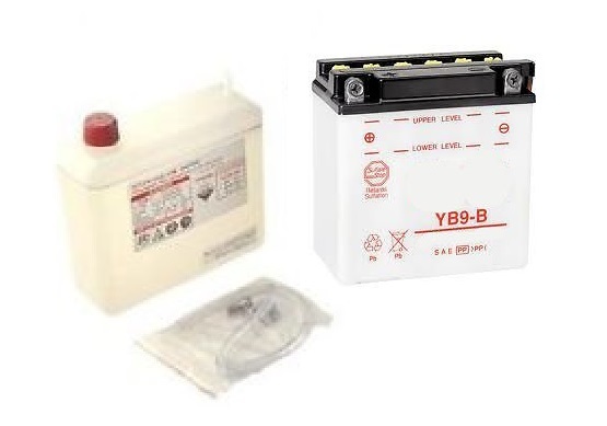 Batterie YB9B moto scoot 12V 9Ah CB9-B batterie avec entretien pas cher
