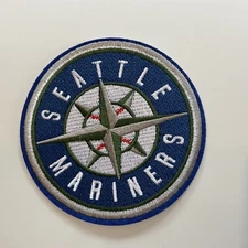 SEATTLE MARINERS  MLB  Vintage Embroidered Iron On  Patch 3.5” x 3.5 A1