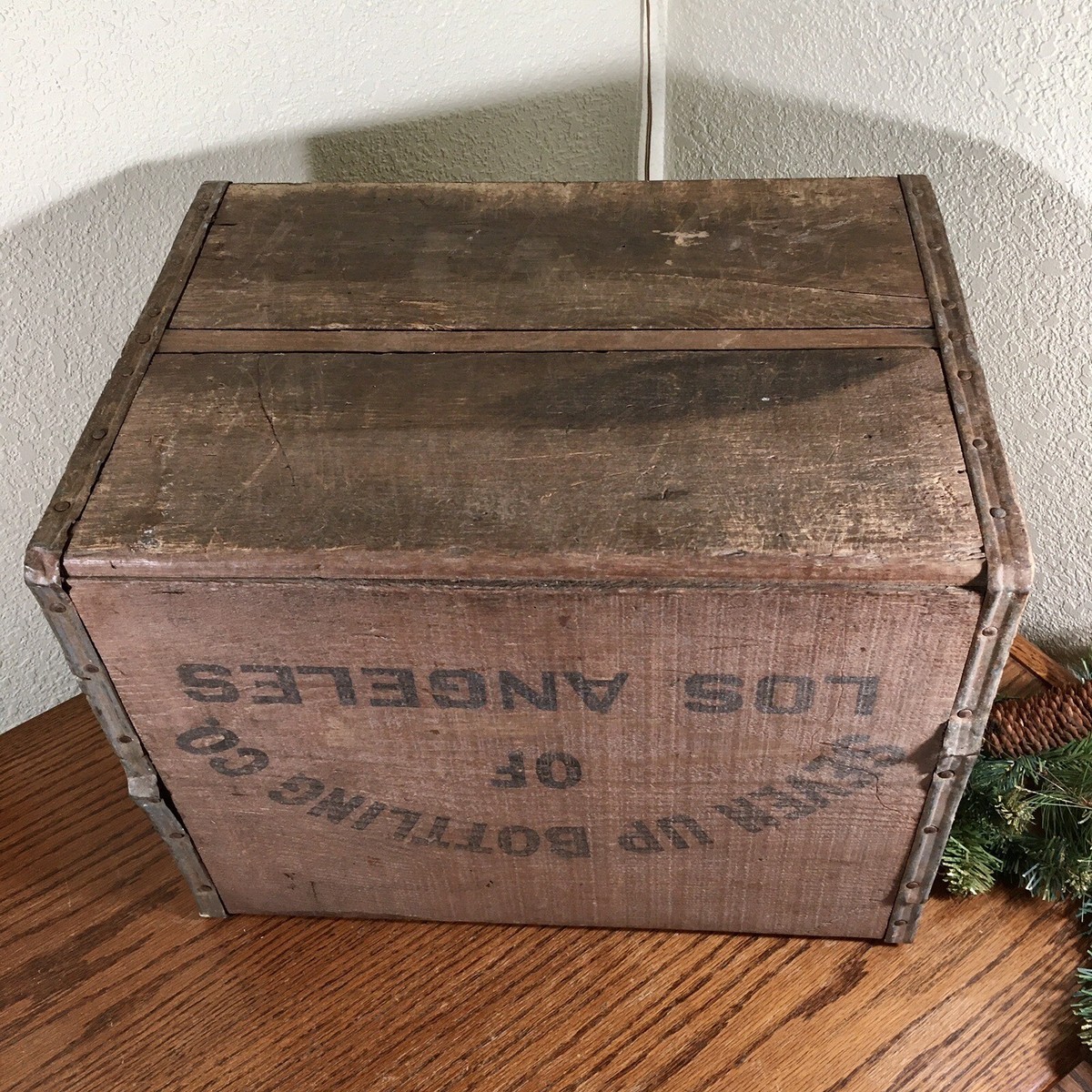 Wood Crate 7 Up Bottling Co Of Los Angeles | eBay