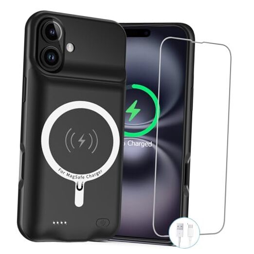 Battery Case for iPhone 16 , 2024 Newest 10000mAh Rechargeable Portable