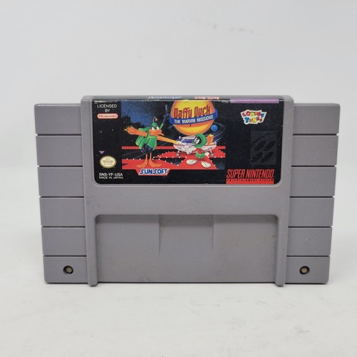 Daffy Duck The Marvin Missions (Super Nintendo SNES, 1995) Authentic Cartridge
