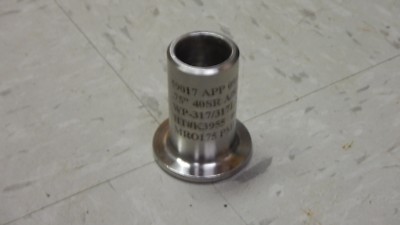 APP 3/4'' .75 317 StainLess Stub End Slip On Butt Weld SCH40 New