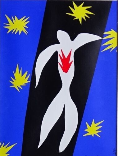 Framed lithograph The Fall of Icarus Henri Matisse Conran Octopus Edition 1991 - Picture 2 of 6