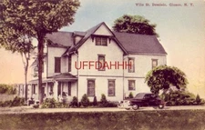 Handcolored VILLA ST. DOMINIC, GLASCO, NY