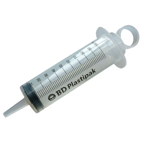 5 x 100ML LARGE DISPOSABLE SYRINGE (STERILE)