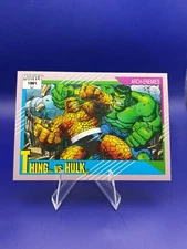 Thing vs Hulk 103 - 1991 Impel Marvel Universe II Card