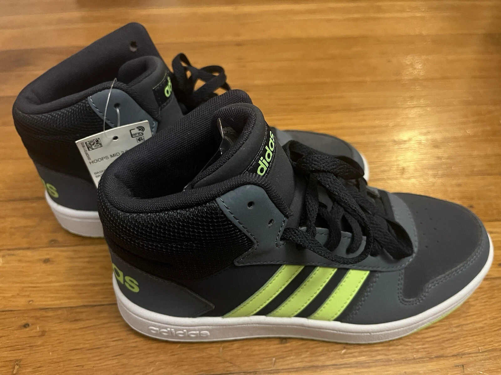 Adidas Scarpe Basket Uomo Sneakers Blu Con Verde 029003 Taglia 5