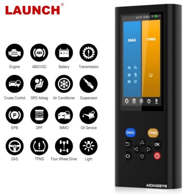 LAUNCH OBD2 ABS SRS Car Code Reader Automotive Scanner TPMS EPB Diagnostic Tool