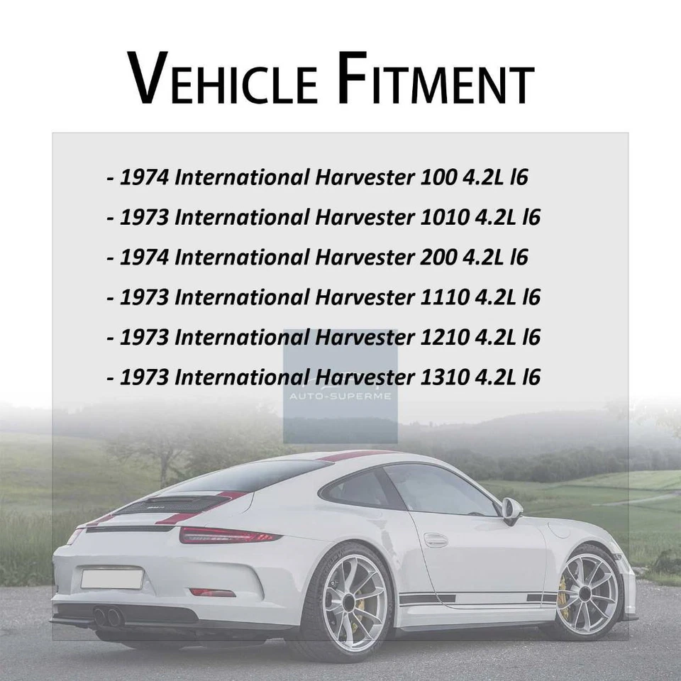 Puertas inferiores de manguera de refrigerante para radiador para International Harvester 1010 4,2 L 1973 Foto 2 de 3