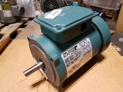 NEW RELIANCE 3/4 HP 3 PHASE MOTOR / 230/460 VOLT 1725 RPM  5/8: DIA SHAFT