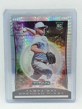 Brendan McKay 2020 Chronicles Titan Baseball HYPER RC (044/299) Tampa Bay Rays