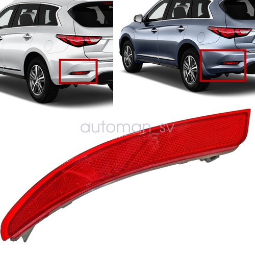 For INFINITI QX60 Pure Sport 4-Door 3.5L 2019 Left Rear Reflector Light Bumper - Picture 2 of 7