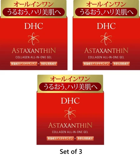 DHC astaxanthin collagen all-in-one gel from Japan / 80g x 3