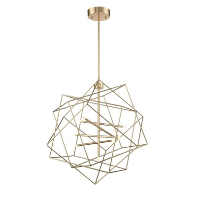 Lite Source LS-19856 Gold Stacia 9-Light 26''W Led Abstract Globe Chandelier LOW$