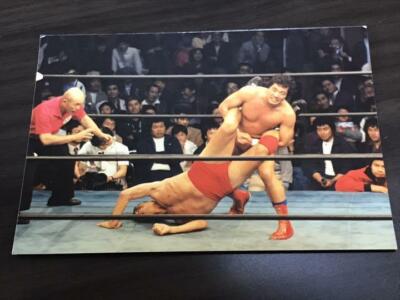 Ganz Japan Wrestling Rohfoto Giant Baba VS Jumbo Tsuruta limitiert