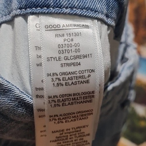 Good American Good Leg Crop Jeans Size 18 - Picture 6 of 7