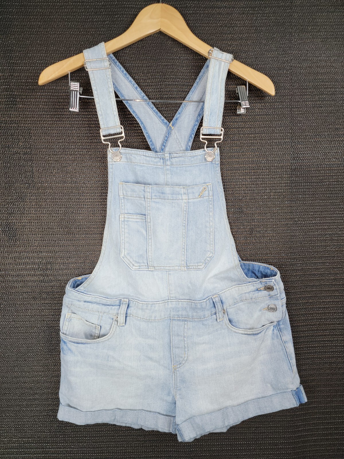 Garage jean shorts denim overalls sz medium waist 32 Gem