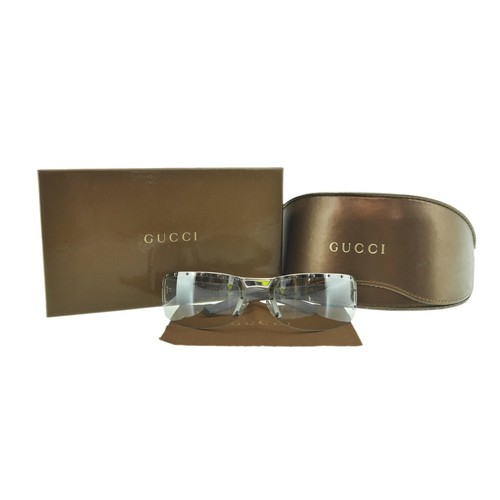 Sunglass Silver Clear Lens GG1838 