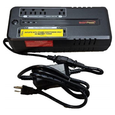 Smart power OF650UPlus-T 650VA 330W UPS w/ Surge, PWR Conditioning 8 Outlet