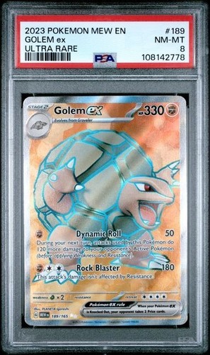 Golem ex graded PSA 8 for sale on eBay