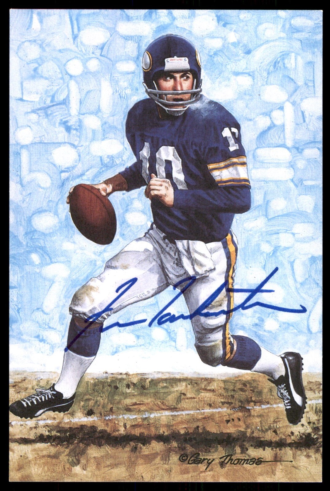 Fran Tarkenton Autographed Memorabilia 