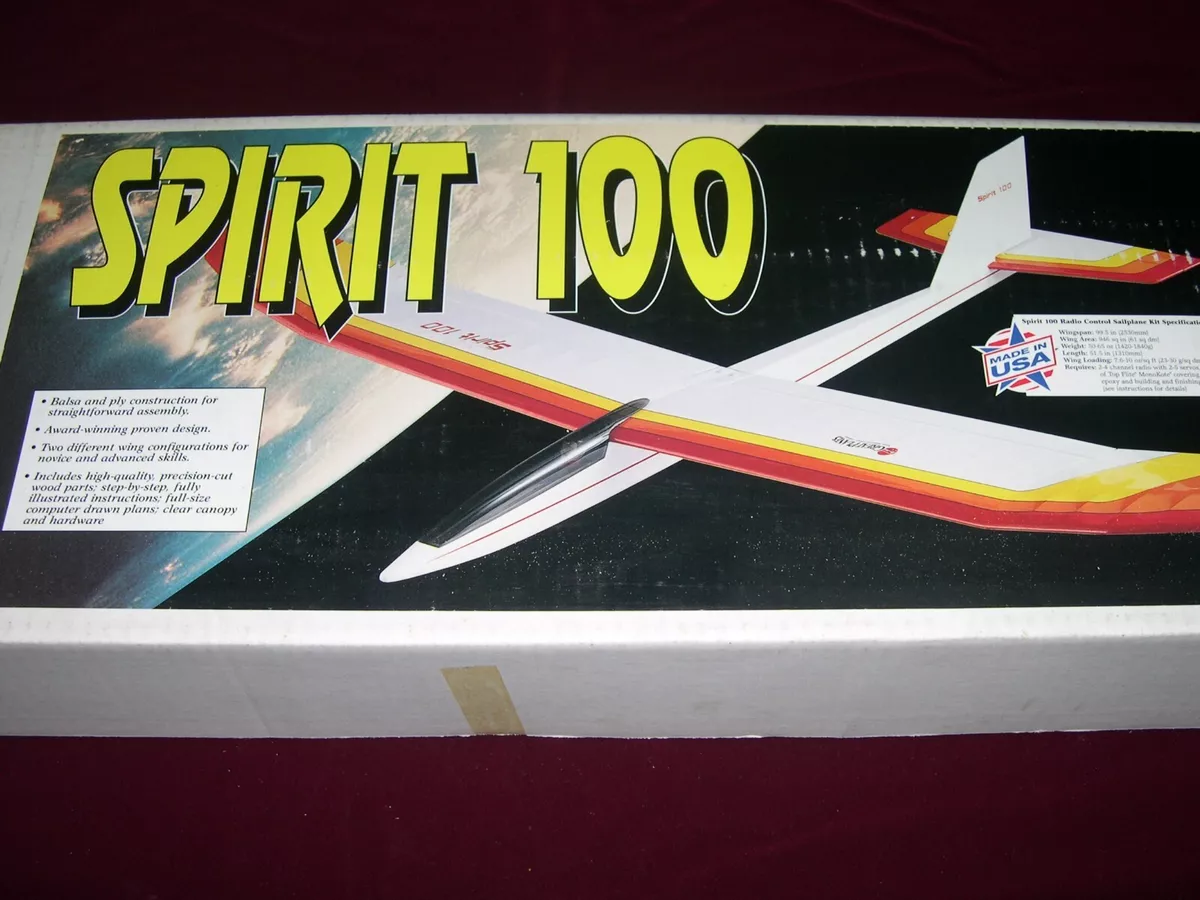 Spirit 100 best sale rc glider