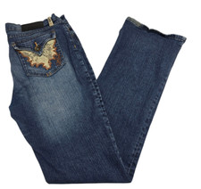 Sweet Vibes Blue Jeans Womens Size 13 | 34x33 | Fancy Designer Pockets