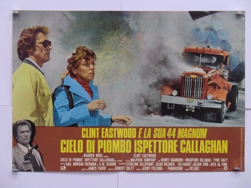 CIELO DI PIOMBO ISPETTORE CALLAGHAN poliziesco di Fargo con Eastwood fotob.  1976 | eBay