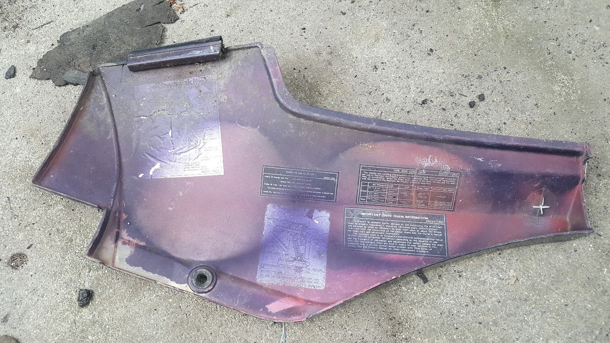 1984 Kawasaki ZX900 #2 right side cover panel | eBay