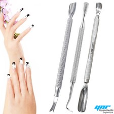 Cuticle Pusher UV Gel Polish Soak Off Remover Tool Nail Arts Cuticle Trimmer Set