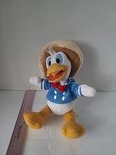 Disney Store Three Caballeros Plush Donald Duck 11" Tall