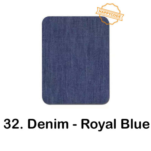 Iron On Mending Patch Repair Mender DIY 12.5cm * 9cm 41 Colours AU stock - Picture 40 of 49