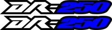 DR250 Dr 250 Swingarm Stickers Decals Graphics airbox tank dirtbike blue