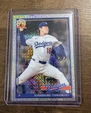 YOSHINOBU YAMAMOTO Silver Pack Mojo Refractor 2026 Topps Series 1 91C-18 Dodgers