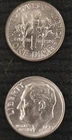 1955 Roosevelt Silver Dimes -  50 coins - $5.00 face val - 90% Silver Free S&H
